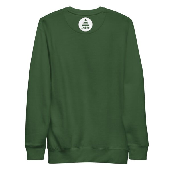 unisex premium sweatshirt forest green back 65856f558b158